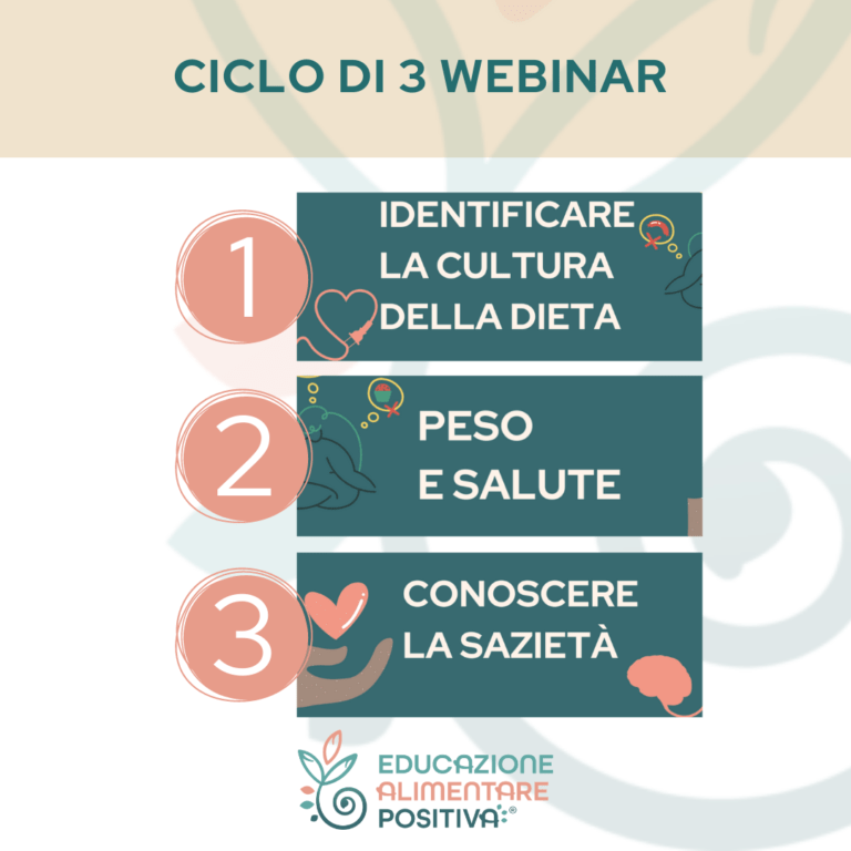 Ciclo di 3 webinar singoli